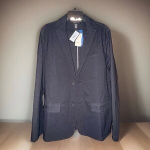 NWT MEN’s Kenneth Cole Flap Pocket Blazer-Black-XL